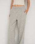 French Terry Wide Leg Pants
