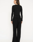 Soft Rib Scoop Neck Top