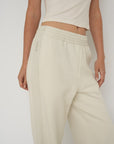 French Terry Wide Leg Pant
