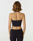 Refresh your summer wardrobe with the Mia Cropped Halter from AOCO. Featuring a chic halter neckline and a flattering cropped fit, it's a warm weather must.