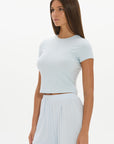 Loose The Label Carly Baby Tee Pale Azure
