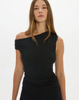 Loose The Label Chloe Off Shoulder Top - Black
