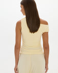 Loose The Label Chloe Off Shoulder Top - Butter Yellow