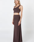 Como Maxi Skirt - Espresso