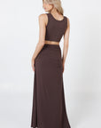 AOCO Como Maxi Skirt - Espresso