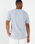 Mens Crew Neck Tshirt Lavender Grey