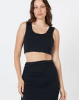Como Crop Top - Black