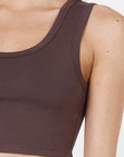 Como Crop Top - Espresso