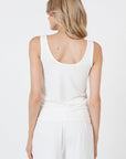 Como Tank Top - White