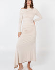 Como Maxi Skirt - Beige