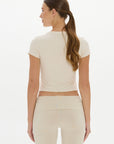 AOCO Carly Baby Tee Cream