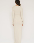 Embrace effortless style with the Long Sleeve Henley Maxi Dress from AOCO. Featuring a classic button front and soft fabrics, it's your new daily essential.