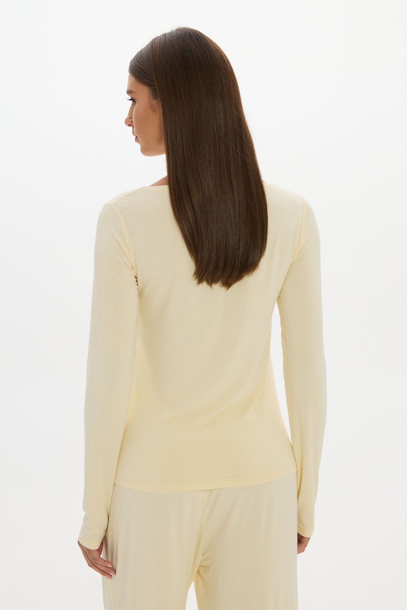 La Palma Boat Neck Lounger Top - Butter