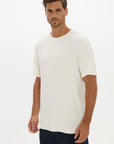 La Palma Crewneck T-Shirt - Cream