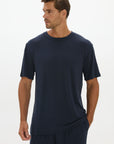 Lounge Crew Neck Tshirt Navy