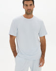 La Palma Crewneck T-Shirt - Pale Azure