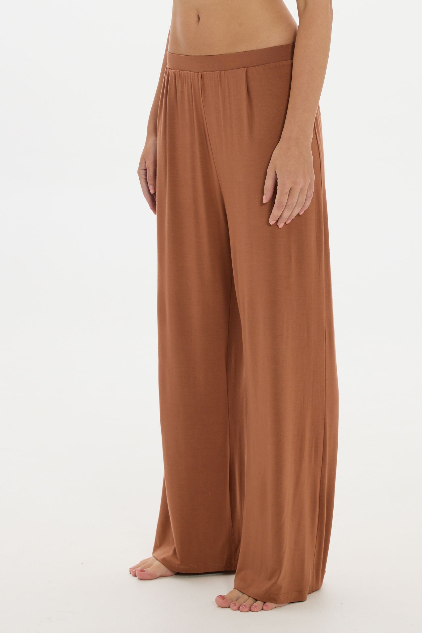 Loose Lounge Pants Brown