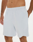 Mens Lounge Shorts Baby Blue