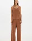 Lounge Tank Top Brown
