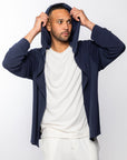 Navy Lounge Hoodie