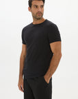 Crew Neck Undershirt - Black