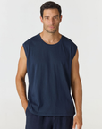 Discover the chic Paros Linen Jersey Tank Vest by AOCO. Crafted from a soft, lightweight linen blend, this sleeveless top delivers ultimate warm weather comfort.