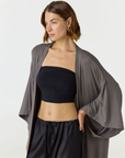 Relax in luxury with the Shura Kaftan from AOCO. This breezy, lightweight resort wear piece features an elegant, relaxed fit perfect for your next getaway.