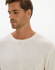 Soft Linen Jersey T-Shirt - Cream