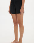 Soft Rib Shorts Black