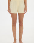 Soft Rib Shorts Yellow