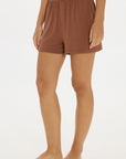 Soft Rib Shorts Earth - Loose the Label