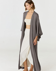 Step into summer with the flowy Soleil Wrap Skirt from AOCO. Featuring a lightweight fabric and an adjustable waist, this piece delivers effortless comfort.