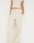 French Terry Wide Leg Pant