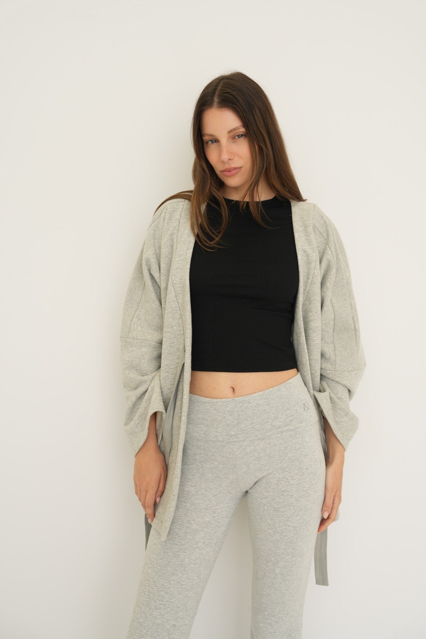 Super Soft Organic Cotton Leggings - Grey Marle