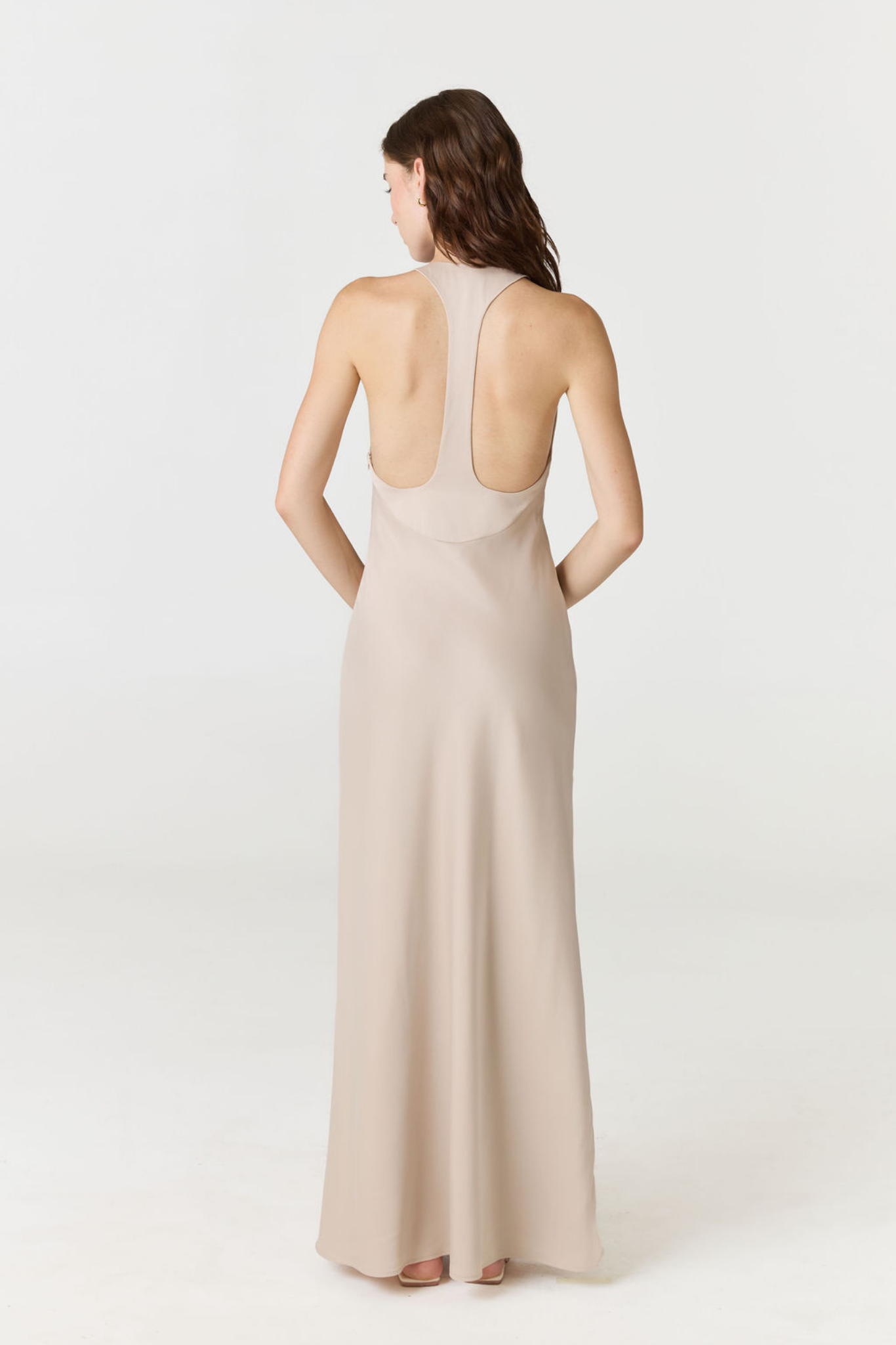 Embrace pure elegance with the Bella Silk Dress by AOCO. Made from luxurious silk, this slip dress offers a flawless silhouette for your glamorous evenings.