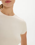 Loose The Label Carly Baby Tee Cream