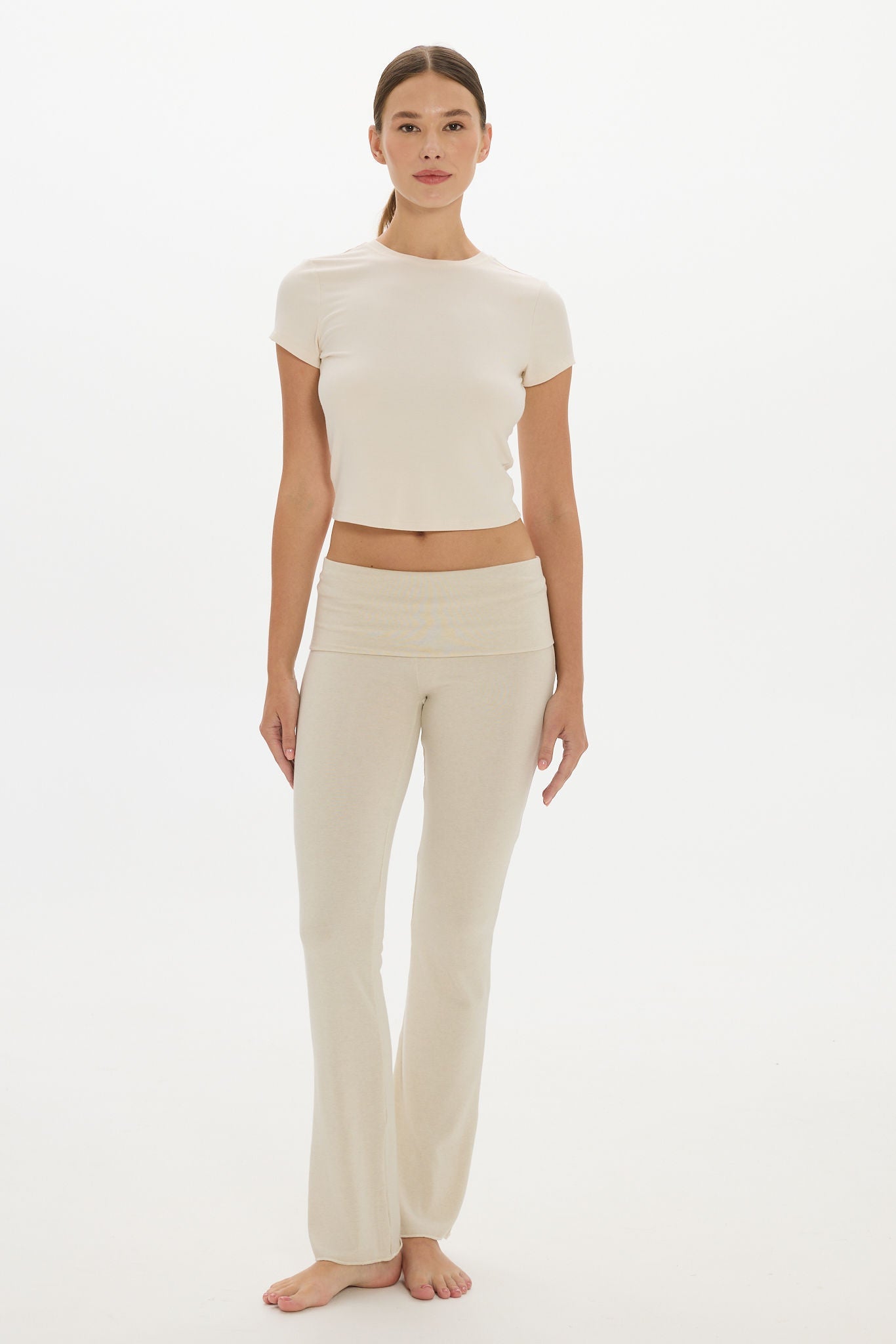 Loose The Label Carly Baby Tee Cream