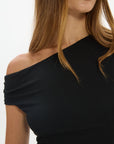 Loose The Label Chloe Off Shoulder Top - Black