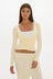 AOCO Christy Yoga Wrap Top - Butter Yellow