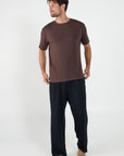 Como Crew Neck T-Shirt - Espresso