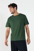 Mens Crew Neck Tshirt Forest Green