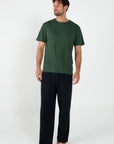 Como Crew Neck T-Shirt - Forest Green