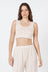 AOCO Como Crop Top - Beige