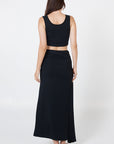 Como Crop Top - Black