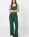 Como Lounge Pants - Forest Green
