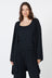 AOCO Como Lounge Robe - Black