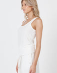 Como Tank Top - White