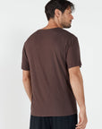 Como V-Neck T-Shirt - Espresso