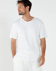 Como V-Neck T-Shirt - White