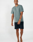 Como V-Neck T-Shirt - Sage Marle